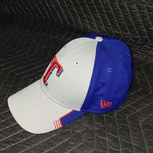 Texas Rangers New Era Blue and Grey 39THIRTY Cap. Fitted